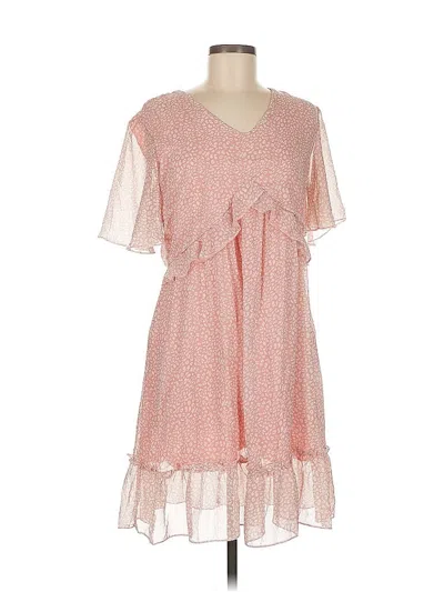 Pre-owned Unbranded Casual Dress In Pink
