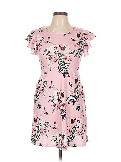 Pre-owned Unbranded Casual Dress In Pink