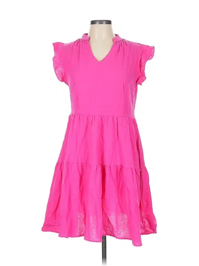 Pre-owned Unbranded Casual Dress In Pink