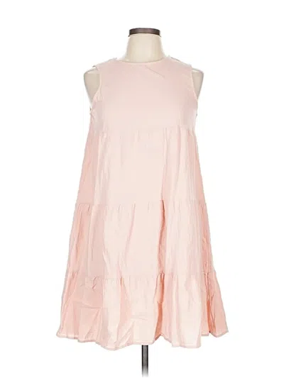 Pre-owned Unbranded Casual Dress In Pink