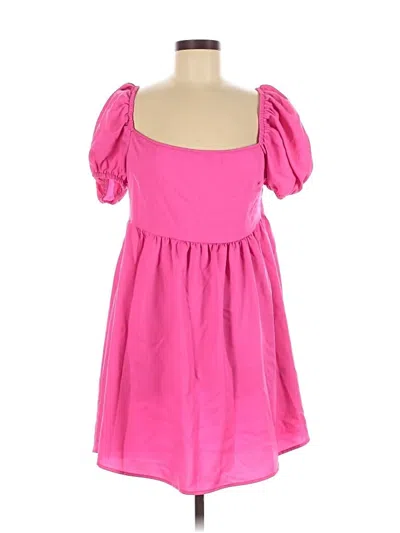Pre-owned Unbranded Casual Dress In Pink
