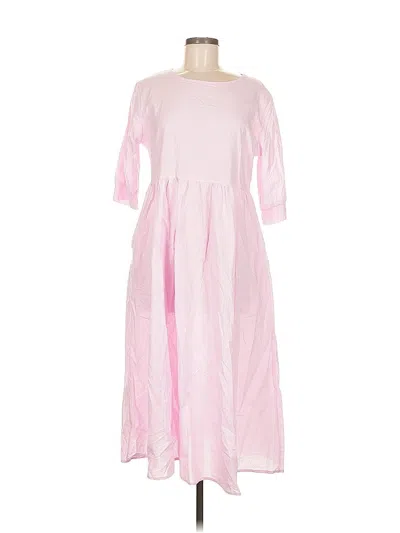 Pre-owned Unbranded Casual Dress In Pink