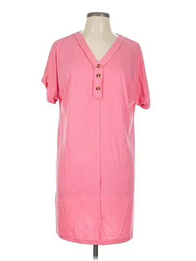 Pre-owned Unbranded Casual Dress In Pink