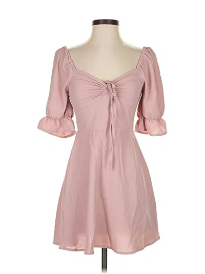 Pre-owned Unbranded Casual Dress In Pink