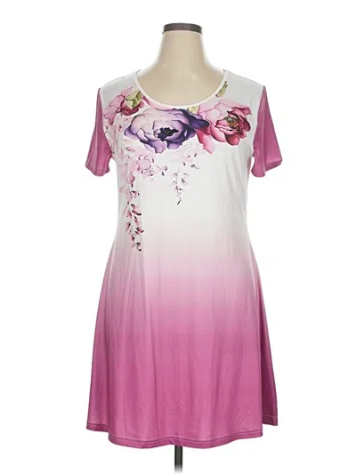 Pre-owned Unbranded Casual Dress In Pink