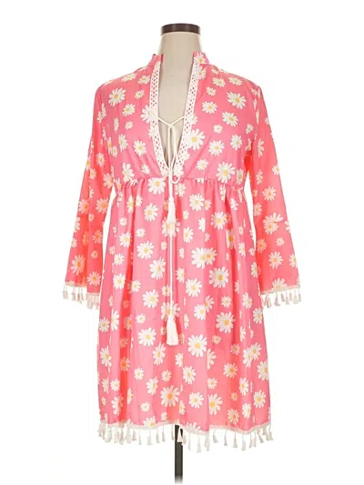 Pre-owned Unbranded Casual Dress In Pink