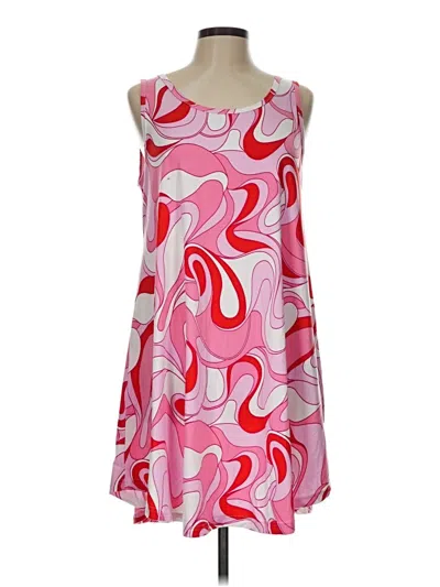 Pre-owned Unbranded Casual Dress In Pink