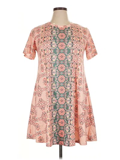 Pre-owned Unbranded Casual Dress In Pink