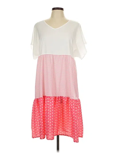 Pre-owned Unbranded Casual Dress In Pink