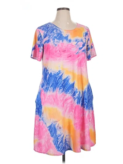 Pre-owned Unbranded Casual Dress In Pink