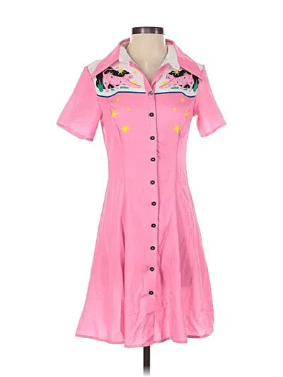 Pre-owned Unbranded Casual Dress In Pink