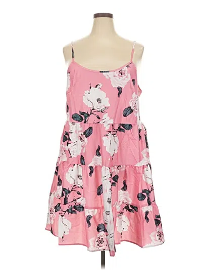 Pre-owned Unbranded Casual Dress In Pink