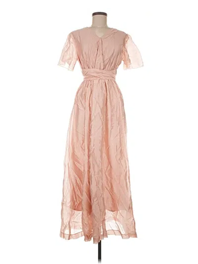Pre-owned Unbranded Casual Dress In Pink
