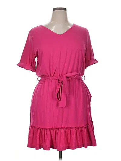 Pre-owned Unbranded Casual Dress In Pink