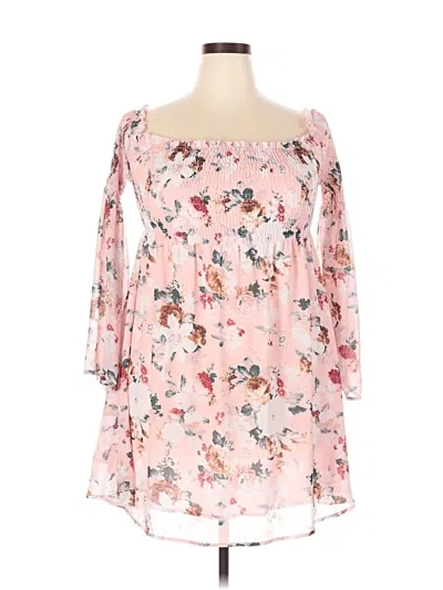 Pre-owned Unbranded Casual Dress In Pink
