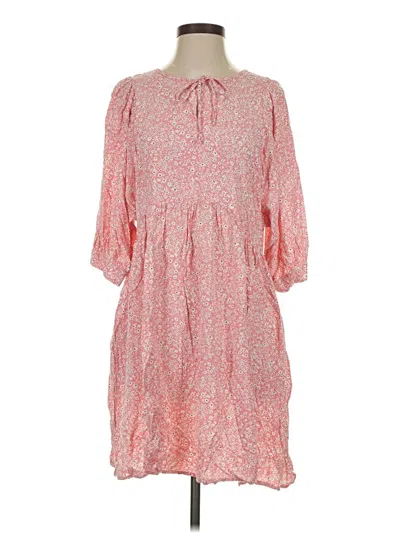 Pre-owned Unbranded Casual Dress In Pink