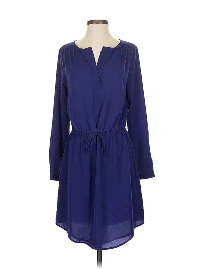 Pre-owned Unbranded Casual Dress In Purple
