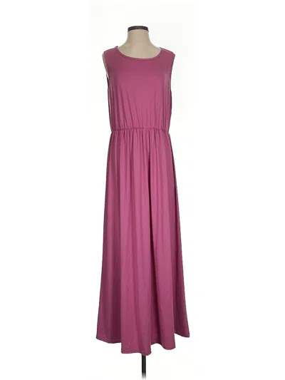 Pre-owned Unbranded Casual Dress In Purple
