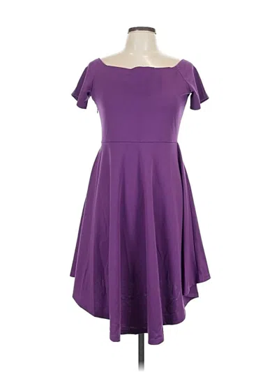 Pre-owned Unbranded Casual Dress In Purple