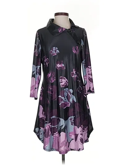 Pre-owned Unbranded Casual Dress In Purple