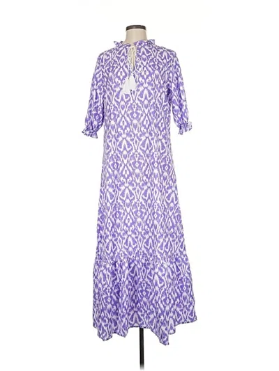 Pre-owned Unbranded Casual Dress In Purple