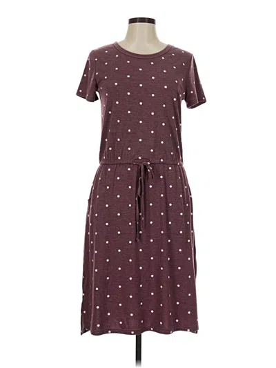 Pre-owned Unbranded Casual Dress In Purple