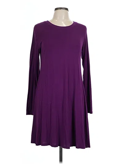 Pre-owned Unbranded Casual Dress In Purple