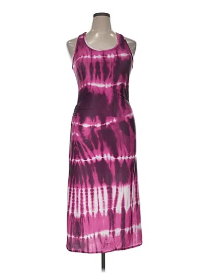 Pre-owned Unbranded Casual Dress In Purple