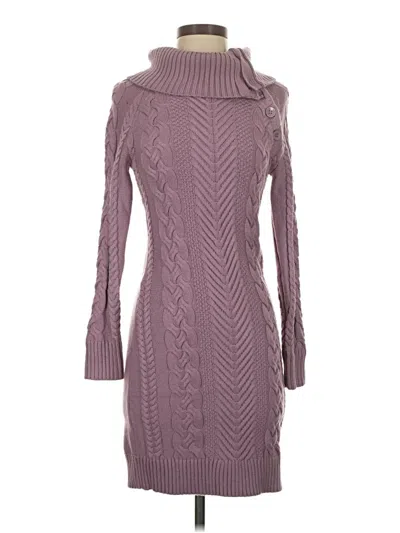 Pre-owned Unbranded Casual Dress In Purple
