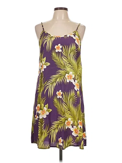 Pre-owned Unbranded Casual Dress In Purple