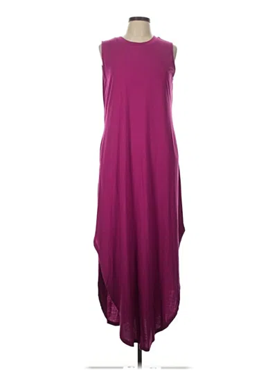 Pre-owned Unbranded Casual Dress In Purple