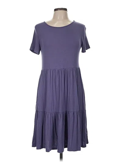 Pre-owned Unbranded Casual Dress In Purple