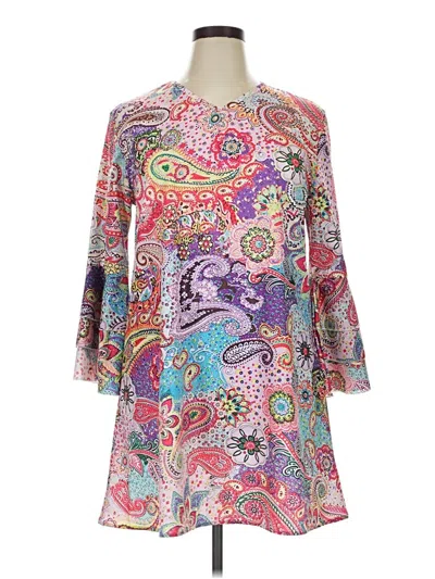 Pre-owned Unbranded Casual Dress In Purple
