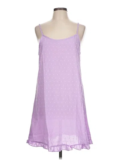 Pre-owned Unbranded Casual Dress In Purple