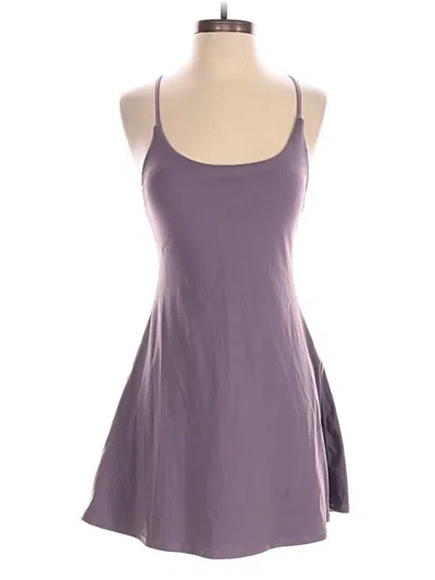 Pre-owned Unbranded Casual Dress In Purple