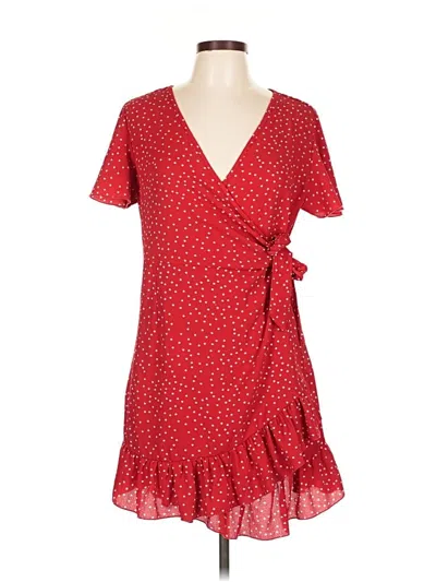 Pre-owned Unbranded Casual Dress In Red