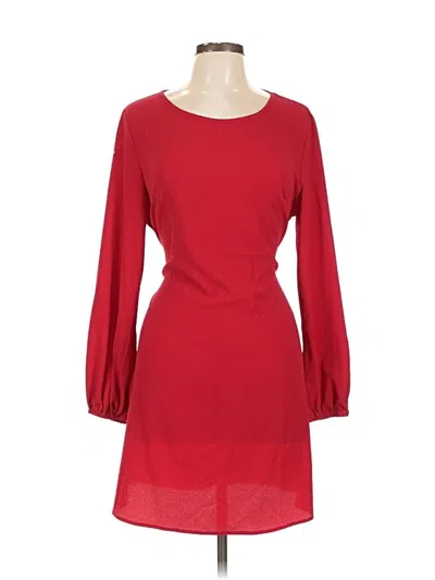Pre-owned Unbranded Casual Dress In Red