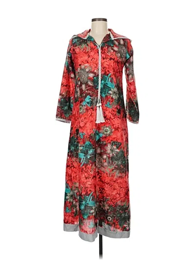 Pre-owned Unbranded Casual Dress In Red