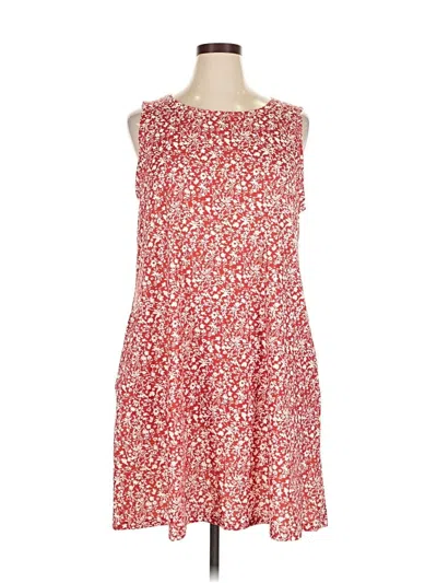 Pre-owned Unbranded Casual Dress In Red