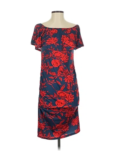 Pre-owned Unbranded Casual Dress In Red