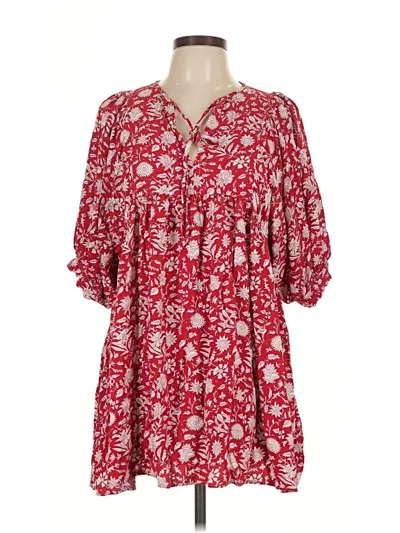 Pre-owned Unbranded Casual Dress In Red