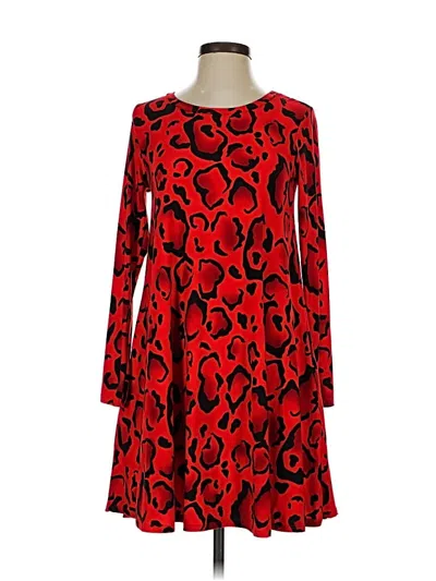 Pre-owned Unbranded Casual Dress In Red