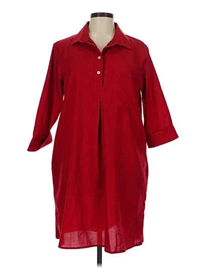 Pre-owned Unbranded Casual Dress In Red