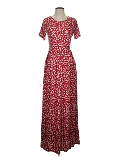 Pre-owned Unbranded Casual Dress In Red