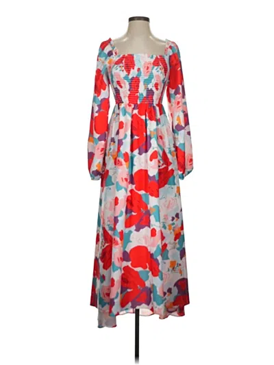 Pre-owned Unbranded Casual Dress In Red