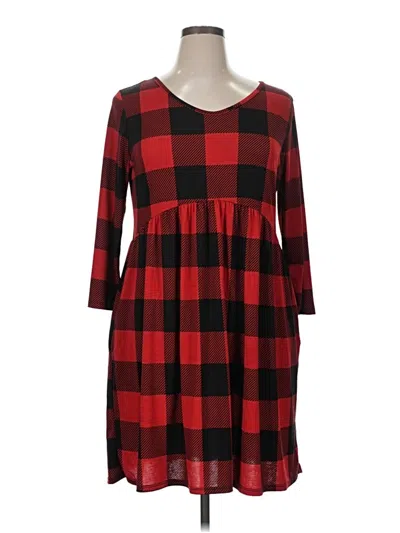 Pre-owned Unbranded Casual Dress In Red