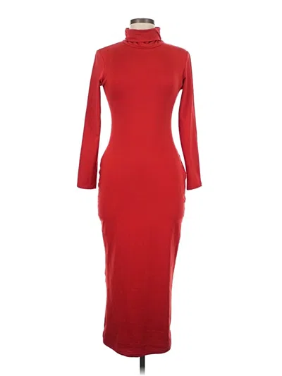 Pre-owned Unbranded Casual Dress In Red