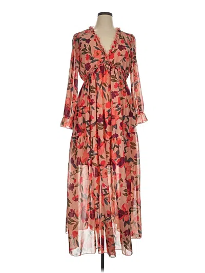 Pre-owned Unbranded Casual Dress In Red