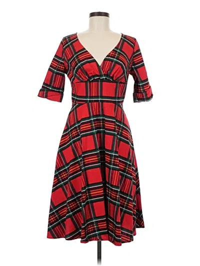 Pre-owned Unbranded Casual Dress In Red