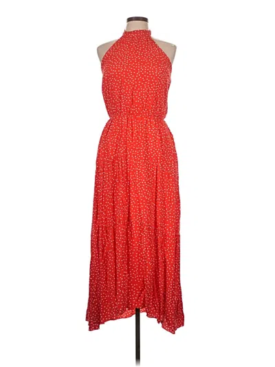 Pre-owned Unbranded Casual Dress In Red